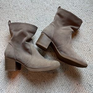 Suede booties